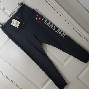 Texas A&M Leggings Victoria Secret PINK grey sz M